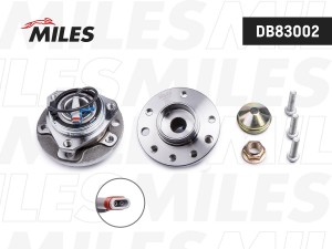 Ступица колеса передняя с подшипником (5 отверстий) OPEL ASTRA H/ZAFIRA 04- (SKF DB83002 MILES