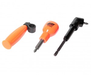 Отвертка с набором бит с угловым переходником 90град. JTC JTC-3701 JTC TOOLS
