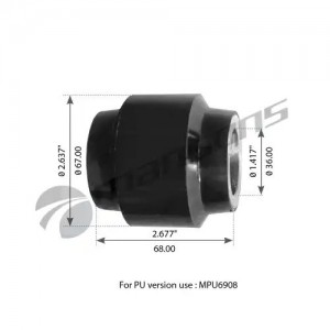 Сайлентблок рессоры 300.550 MANSONS