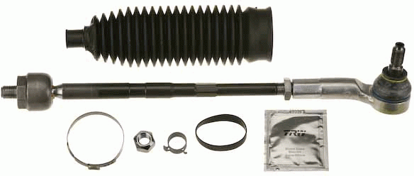 Тяга рулевая правая (в сборе + пыльник) SKODA FABIA I-II, VW POLO (9N_) JRA588 JRA588 TRW