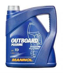 Масло моторное для 2-х тактных двигателей лодок MANNOL OUTBOARD MARINE 2T п/синт MN7207-4 MANNOL