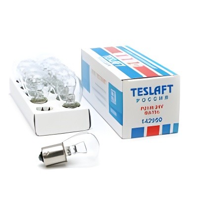 Лампа 24V P21W BA15s 460лм Стандарт TESLAFT (Россия) 142950 TESLAFT