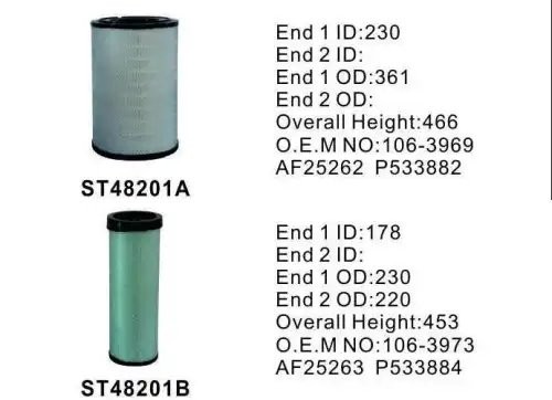 Фильтр воздушный ST48201AB STAL ST48201AB STAL