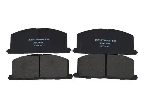 колодки дисковые передние! Toyota Camry 82-88/Carina 1.6-2.0D <98 Z07516 ZENTPARTS