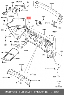 RZM500140 ПИСТОН RZM500140 LAND ROVER