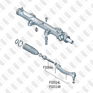 Тяга рулевая левая/правая VW Transporter/Multivan 03- FS0866 FS0866 FIXAR