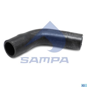 патрубок расширительного бачка!\Volvo FH/RVI Premium 078395 SAMPA