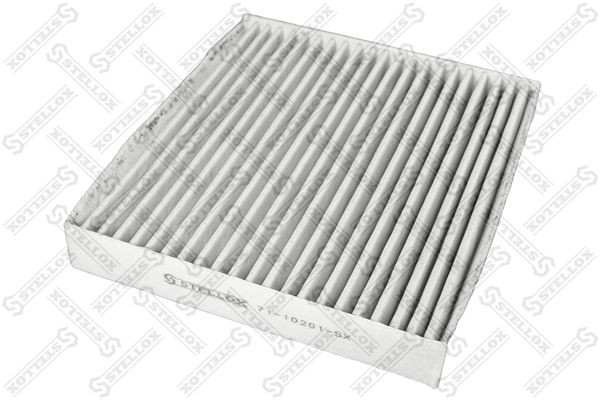 фильтр салона 213x193x29 угольный\ Toyota Yaris/RAV4/Auris 1.0-2.2D 7110201SX 71-10201-SX STELLOX