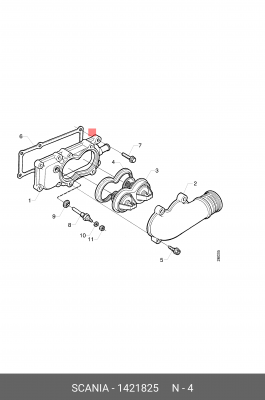 Прокладка 1421825 SCANIA