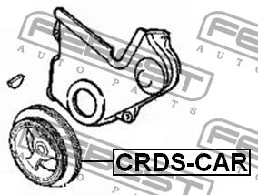 Шкив коленвала CRDS-CAR CRDS-CAR FEBEST