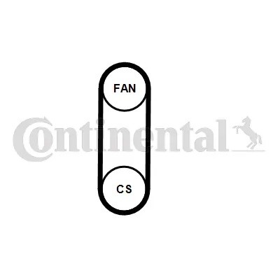 Ремень поликлиновой 4PK711ELAST CONTINENTAL