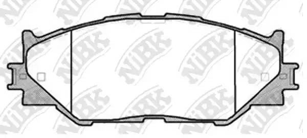 Колодки передние (LEXUS IS220/IS250 05-) PN1829 PN1829 NIBK