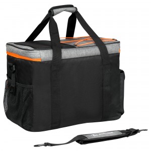 Сумка-холодильник (термосумка) PRO, 36л, 44*33*25см, водонепр., чер./сер.(ADCB00 ADCB004 AIRLINE