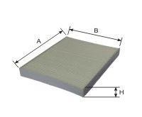 Фильтр салона AG259CF AG 259 CF GOODWILL