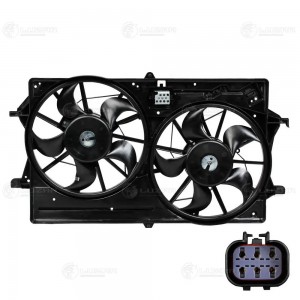 Вентиляторы охл. с кожухом (2 вент.) для а/м Ford Focus I A/C+ (98-) LFK1054 LFK1054 LUZAR