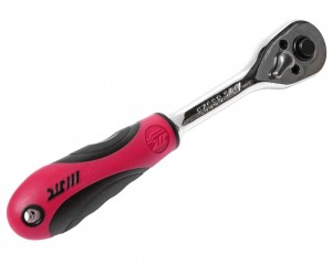 Ключ трещотка 1/4" 36 зубьев 150мм резиновая рукоятка JTC JTC-3602B JTC TOOLS