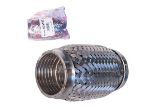 Гофра глушителя 50x120 в 3-ой оплетке interlock нержавеющая сталь GARDE G50120 GARDE