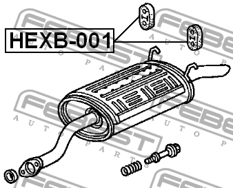 HONDA CIVIC (2001-2005) 1.4/1.5/1.6 HEXB-001 FEBEST