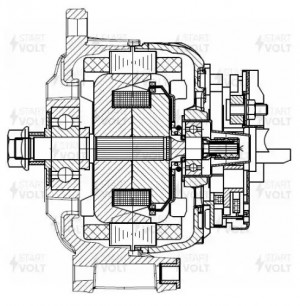 Генератор для а/м MAN TGS (07-)/TGX (07-)/TGA (02-) с дв. D2066/D2876 120A (LG 1 LG1254 START VOLT