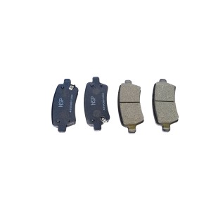 Колодки тормозные GEELY Emgrand (23-) задние (керамика) (4шт.) NSP NSPRS7N72 NSP