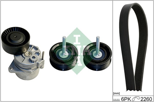 Комплект приводного ремня MERCEDES SPRINTER (901-904) +AC 529011510 529011510 INA