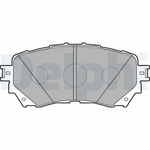 LP2487 колодки дисковые передние!\ Mazda 6 2.0/2.2D 12> LP2487 DELPHI