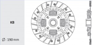 Диск сцепления NISSAN Almera (N15) (95-00),Sunny (N13,N14) (86-90) (1.4/1.5/1.6) NS29 VALEO PHC