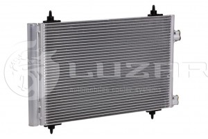 Радиатор кондиц. для а/м Peugeot/Citroen 307 (00-)/C4 (04-) LRAC20GK LRAC20GK LUZAR