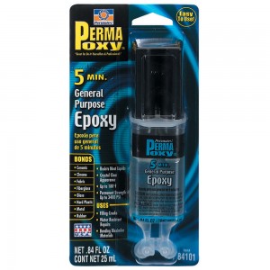 Клей эпоксидный двухкомпонентный 5-минутный 25мл General Purpos Permapoxy PERMAT 84101 PERMATEX