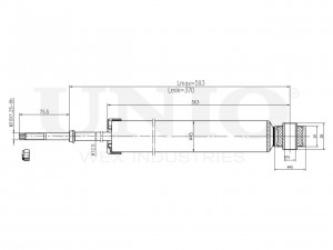 Амортизатор газовый задней подвески SAB-10535 UNIO