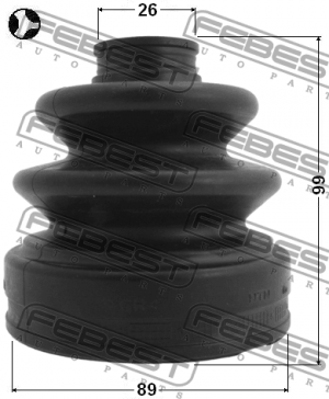 Пыльник ШРУСа внутренний NISSAN MURANO Z50 2002-2007 0215-Z50T 0215-Z50T FEBEST