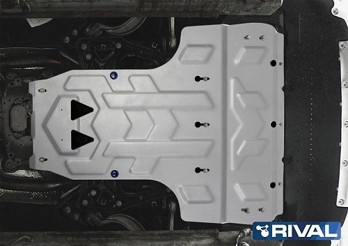 защита картера и КПП!алюминий 3 мм\Audi A6 C7 2.0 180hp АКПП 11-18, Audi A6 C7 3 333.0314.2 RIVAL