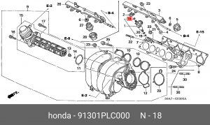 Манжета HONDA 91301-PLC-000 91301PLC000 HONDA