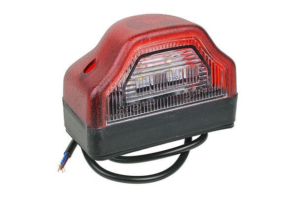 фонарь освещения номерного знака! красный 8LED-24V 98x67 с проводом\ Universal 87-33574-SX STELLOX
