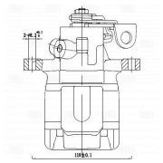 Суппорт торм. Peugeot 307 (00-)/308 (07-)/Citroen C4 (04-) зад. прав. d=38мм (т/ CF095118 TRIALLI