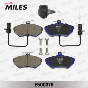 Колодки тормозные передние (с датчиком) (Смесь CERAMIC серия PRO) AUDI A4 9901/P E500378 MILES