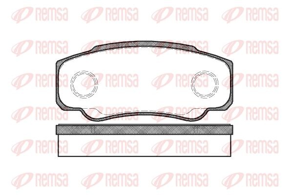 961 00 ***=221949 !колодки дисковые з.\ Peugeot Boxer, Fiat Ducato, Citroen Jump 096100 REMSA