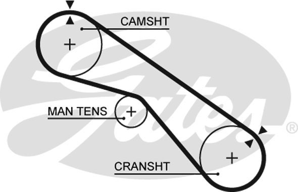 Ремень зубчатый 5321XS 94 x 25 (8597-15321) 5321XS GATES