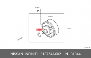 NISSAN 31375-4AX02 NISSAN