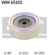 Ролик приводного ремня MITSUBISHI L200 (KB4T) обводной SKF VKM 65101 SKF