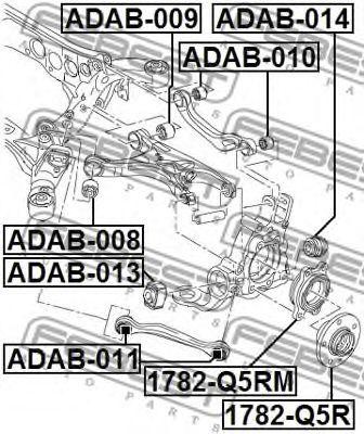 AUDI A5/S5 [8T] COUPE/SPORTBACK (2008-2016) ADAB-009 FEBEST
