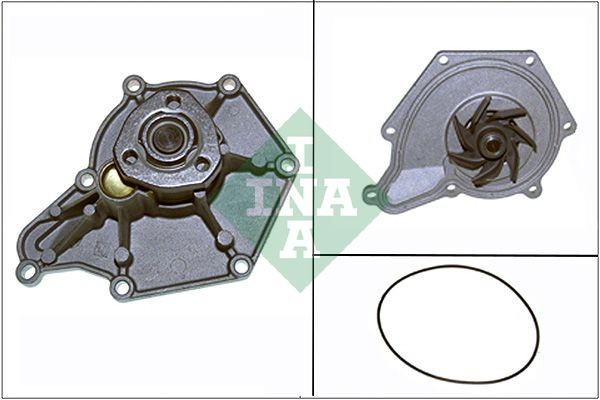 Насос водяной VW Touareg (04-) (2.7 TDI/3.0 TDI/3.2 FSI) AUDI A4,A5,A6,A8,Q5,Q7  538 0409 10 INA