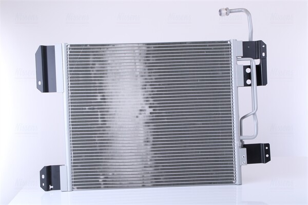 радиатор кондиционера! конденсер Aluminium/Aluminium 600x457x22 \ MB AXOR OM457  94714 NISSENS