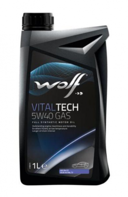 WOLF VITALTECH 5W40 GAS 1L FIAT 9.55535-T2 MB 229.3 RENAULT RN 0710 VW 502 00 8325892 WOLF