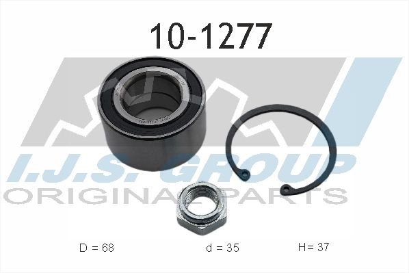 к-кт подшипника ступицы! передней\ Skoda Felicia/Favorit 92-01 101277 IJS GROUP