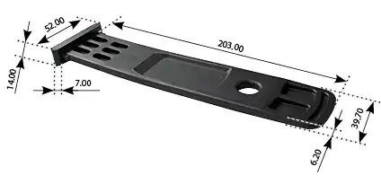 Держатель брызговика MAN TGA MANSONS 800.070 MANSONS