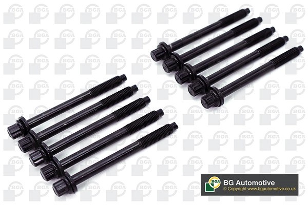 к-кт болтов ГБЦ! 10шт.\ Mitsubishi Lancer/Colt 1.3/1.6 12V/16V 96> BK3394 BG AUTOMOTIVE