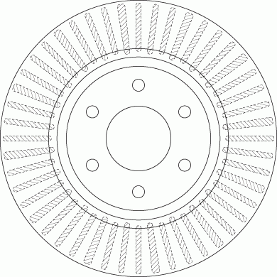 Диск тормозной передний NISSAN NAVARA (D40), PATHFINDER (R51) 16" (296мм) DF6416 DF6416 TRW
