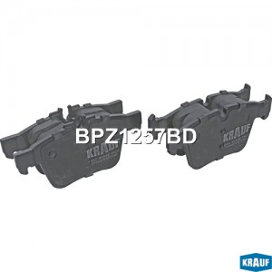Колодки тормозные дисковые bpz1257bd KRAUF