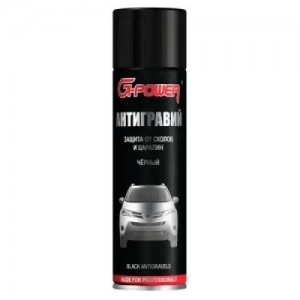 Антигравий черный аэрозоль 650мл G-POWER GP651 G POWER